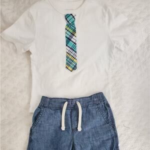 Handsome GAP boys tee and shirt outfit
